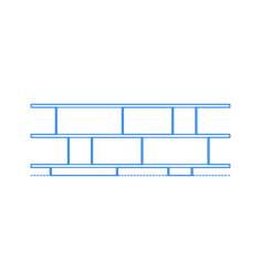Furniture Bookcases Happy Day Shelving 3 Shelf Outline Icon Svg Set, Free Vectors File